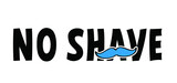 Slogan No shave or shaving moustache, mustache or beard men face. Men's Day. Awareness blue ribbon, medical symbol for psa prostate cancer month in november. Vector best quote signs