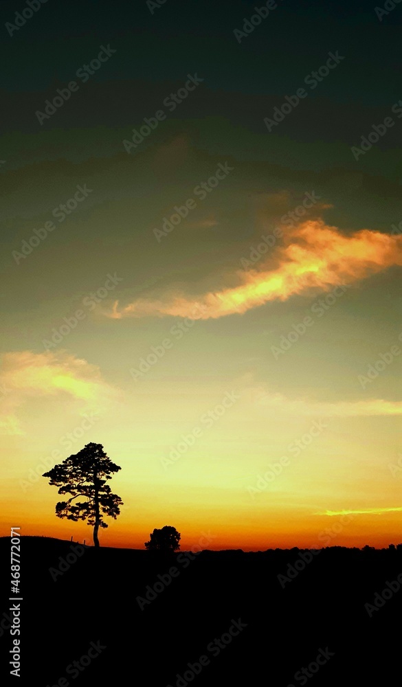 sunset in continent sunset in continent