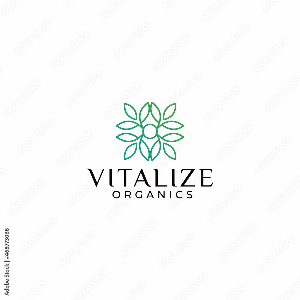 line leaf logo line leaf logo