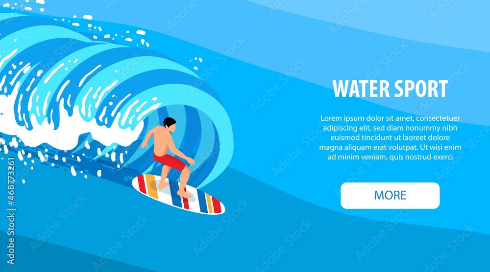 Watersport Horizontal Banner Watersport Horizontal Banner