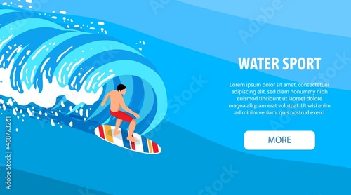 Watersport Horizontal Banner