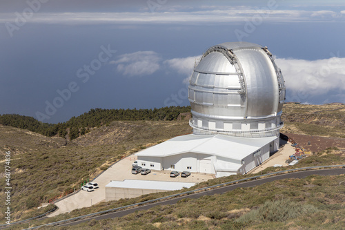 Gran Telescopio Canarias, Roque de los Muchachos Observatory (ORM) on La Palma, Canary Islands, Spain.