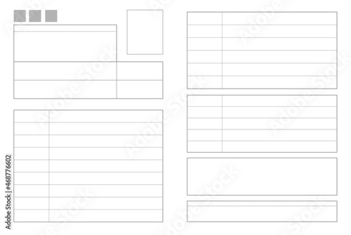履歴書のイラスト
