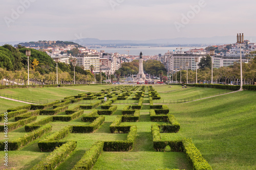 Eduardo VII park in Lisbon Downtown photo