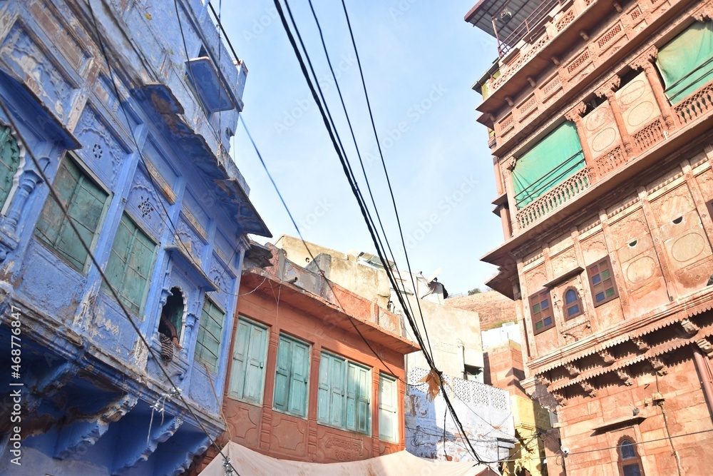 The Blue city of jodhpur rajasthan india 