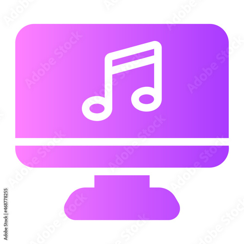 computer gradient icon