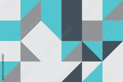 Minimalist background with simple square and triangle pattern