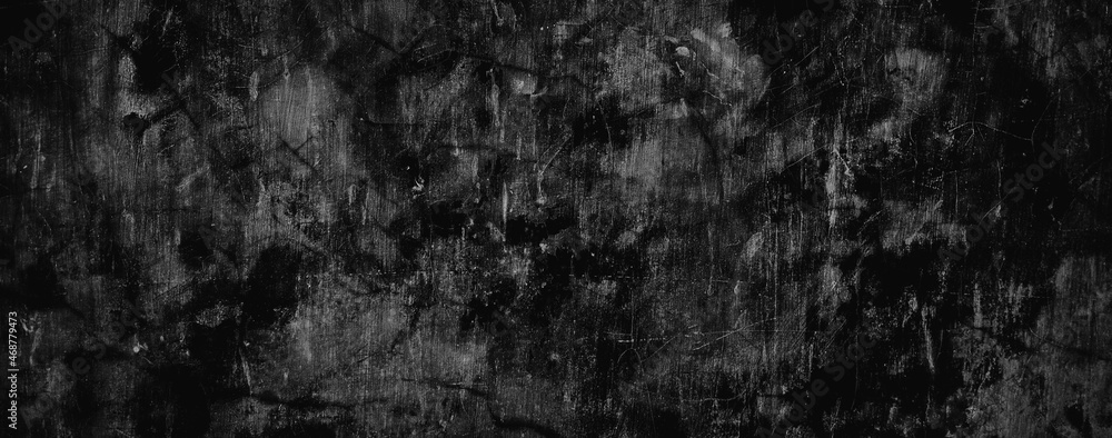 Fototapeta premium dark black texture background of wall concrete