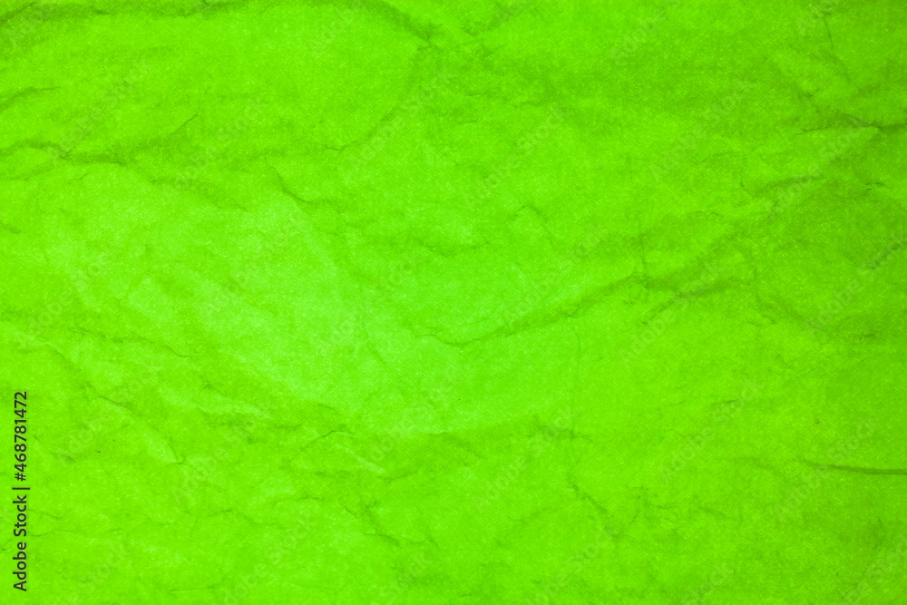 Green paper crumpled texture background. Green paper crumpled texture background.