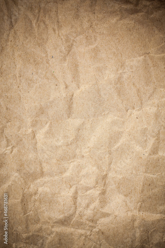 Wallpaper Mural Textured crumpled packaging brown paper background. Torontodigital.ca