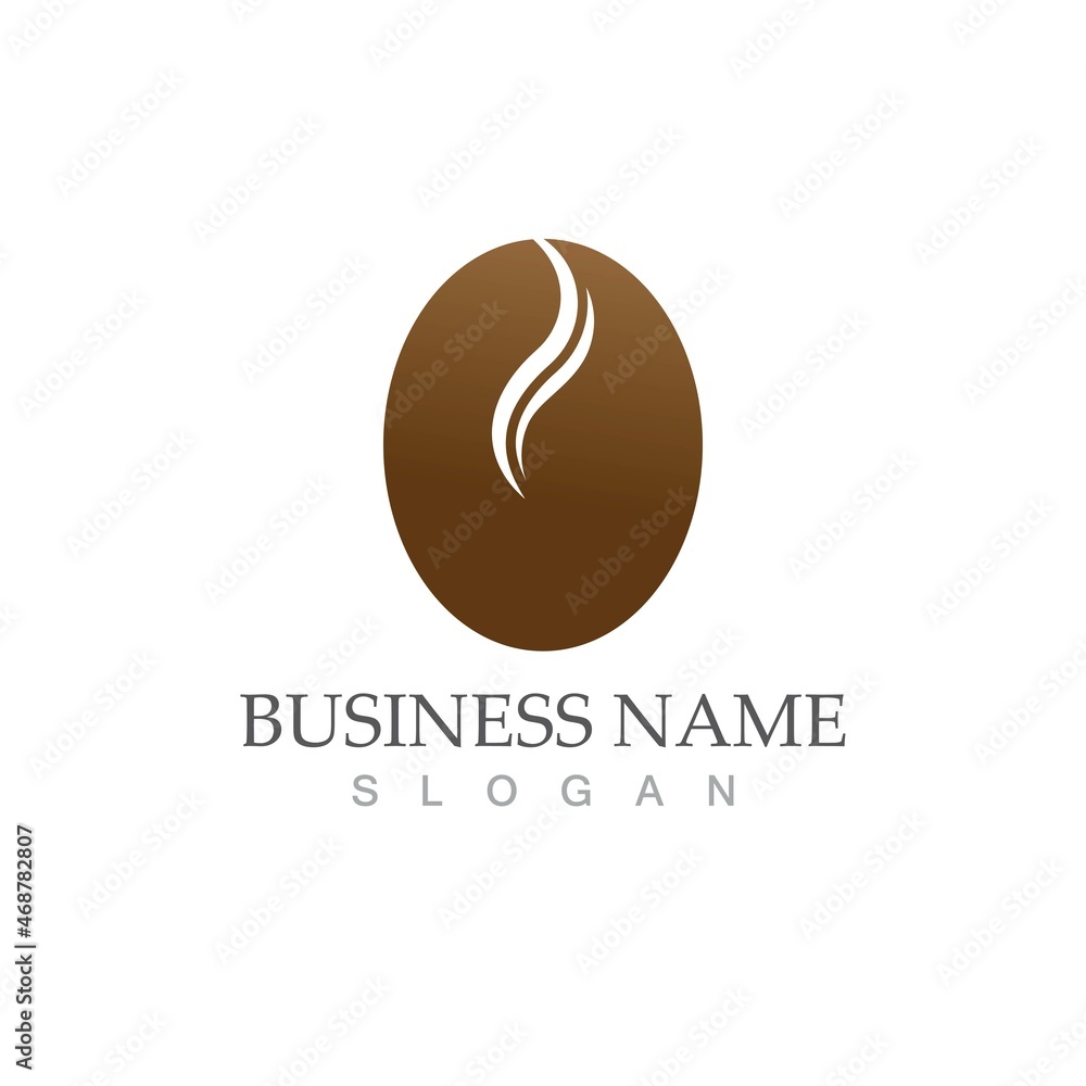 coffee bean icon vector coffee bean icon vector