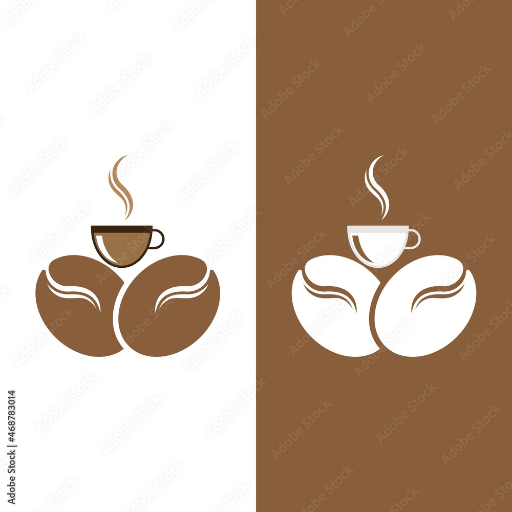 Obraz premium coffee bean icon vector