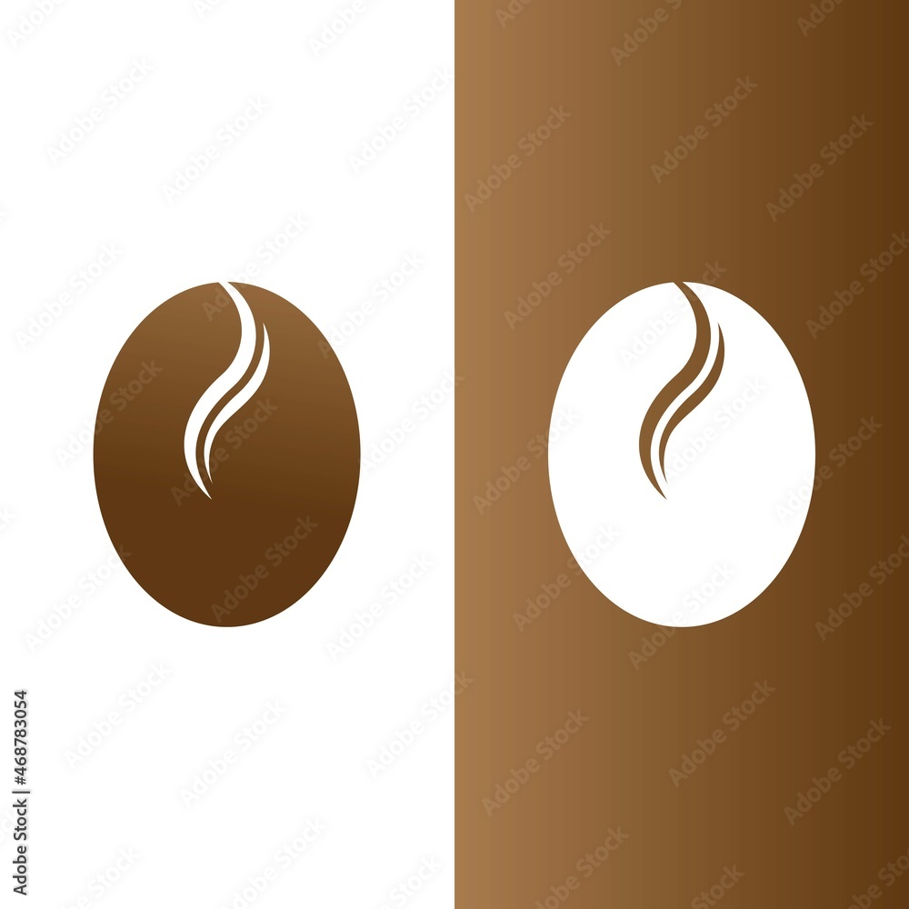 coffee bean icon vector coffee bean icon vector