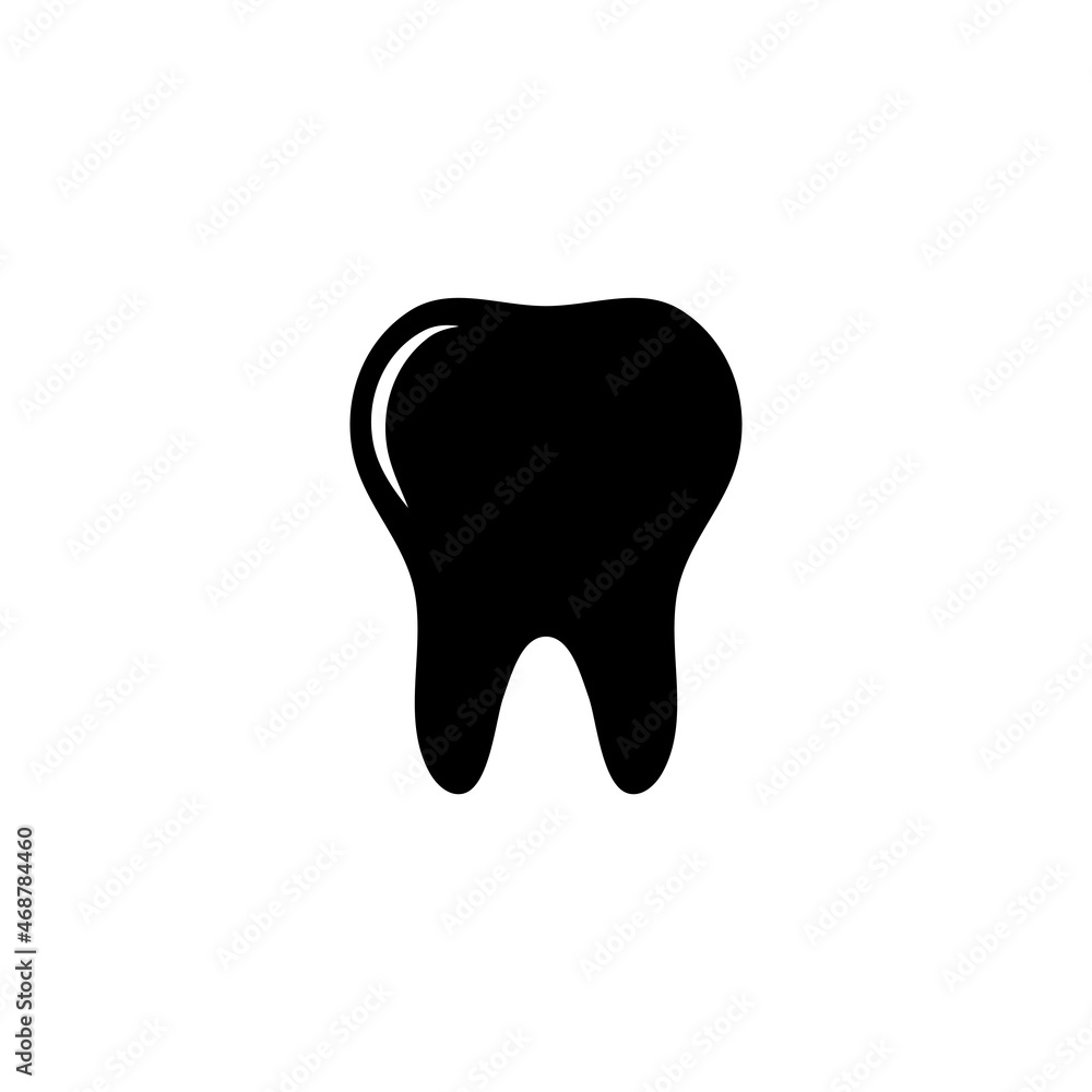 tooth icon design template vector isolated illustration tooth icon design template vector isolated illustration