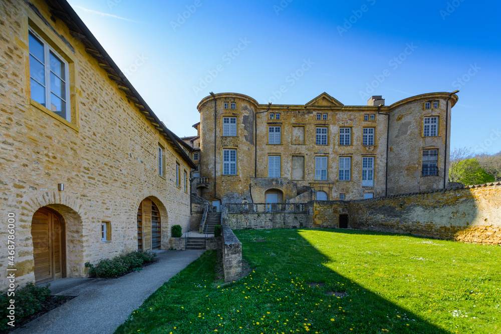 In Theizé village in Beaujolais