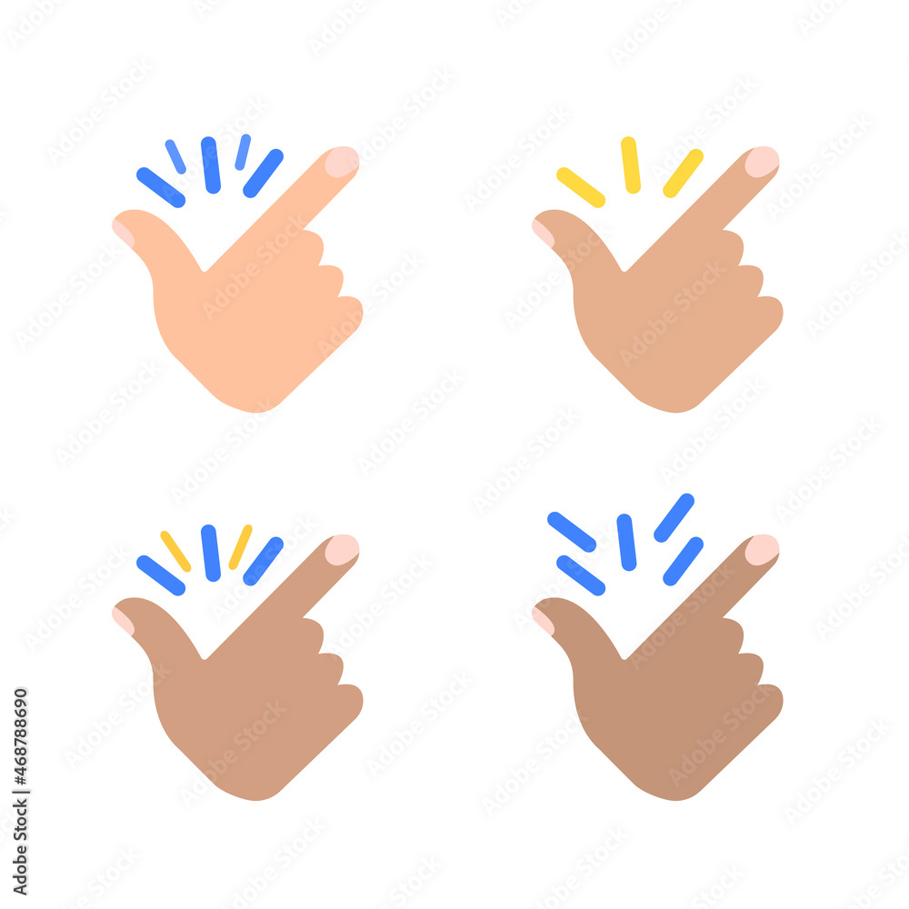 Fototapeta premium hand icon, idea, vector illustration