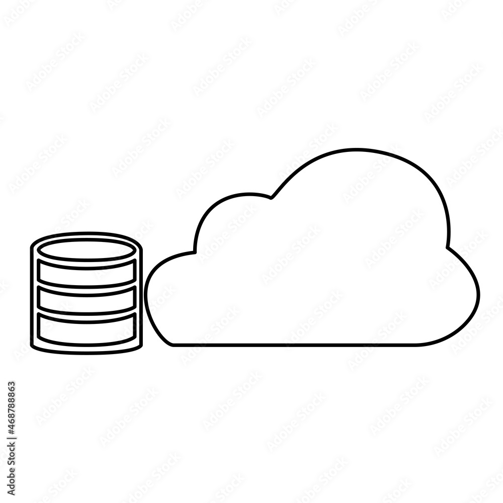 money in the cloud, vector illustration money in the cloud, vector illustration