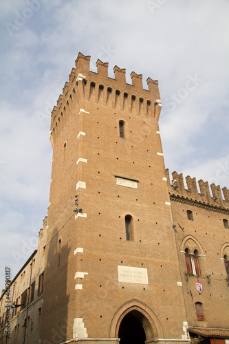 Ferrara castle in Italy