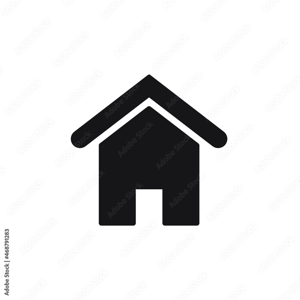 Home icons symbol vector elements for infographic web Home icons symbol vector elements for infographic web