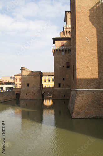 Old Estense Castle in Ferrara, Italy