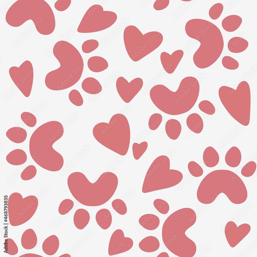 Seamless pats pattern with marks for wallpaper and fabrics and packaging and gifts 