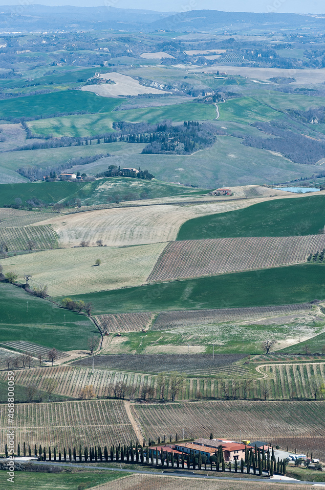 Naklejka premium Val d'Orcia