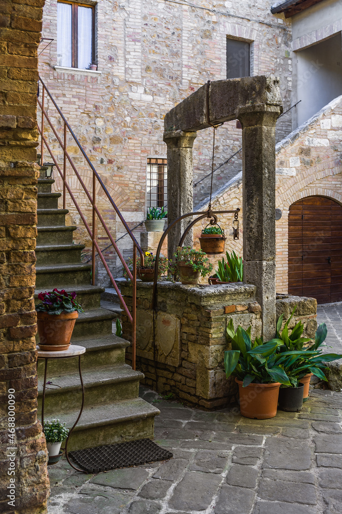 Naklejka premium Val d'Orcia - Pienza