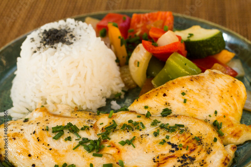 rice with chicken