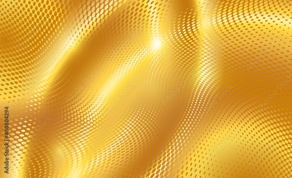 Gold background with halftone texture. Vector image. Gold background with halftone texture. Vector image.