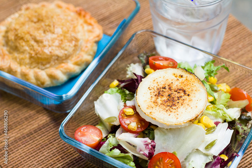 chicken and salad