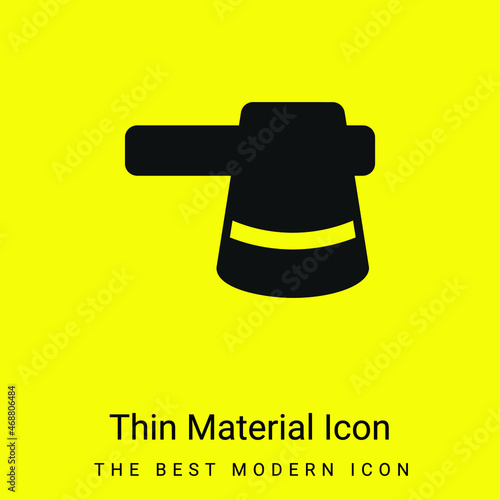 Ax minimal bright yellow material icon