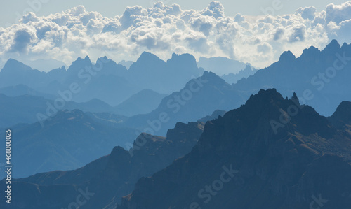 Tableau sur toile La maestosità delle Dolomiti