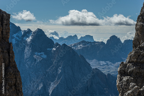 La maestosit   delle Dolomiti