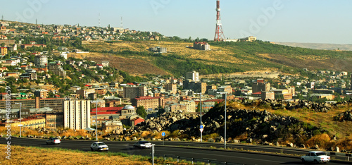 View of the city Yerevan,Armenia.