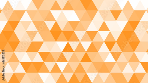 オレンジの三角形パターン