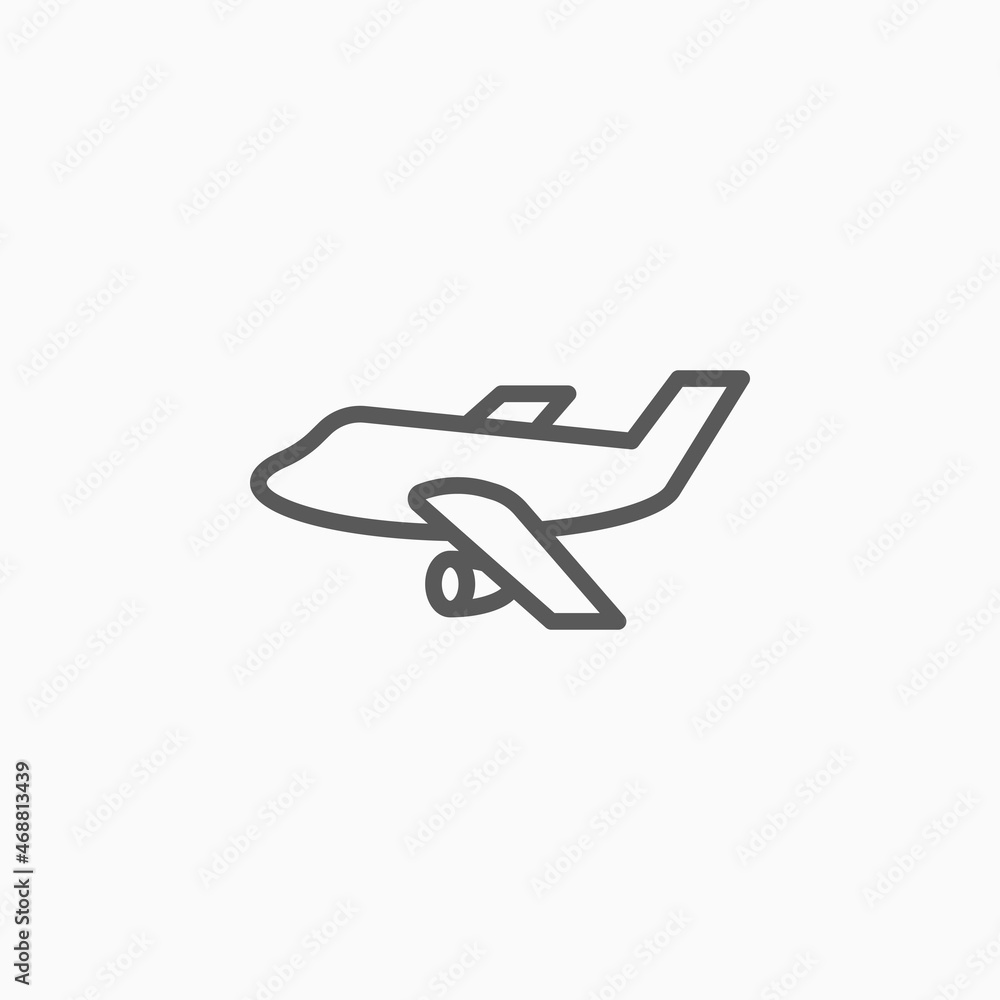 airplane icon, vehicle vector, transport illustration airplane icon, vehicle vector, transport illustration