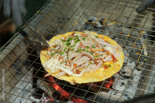 Vietnamese pizza for sale in Thailand