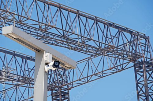 Security cameras for the safety and steel structure workshop
