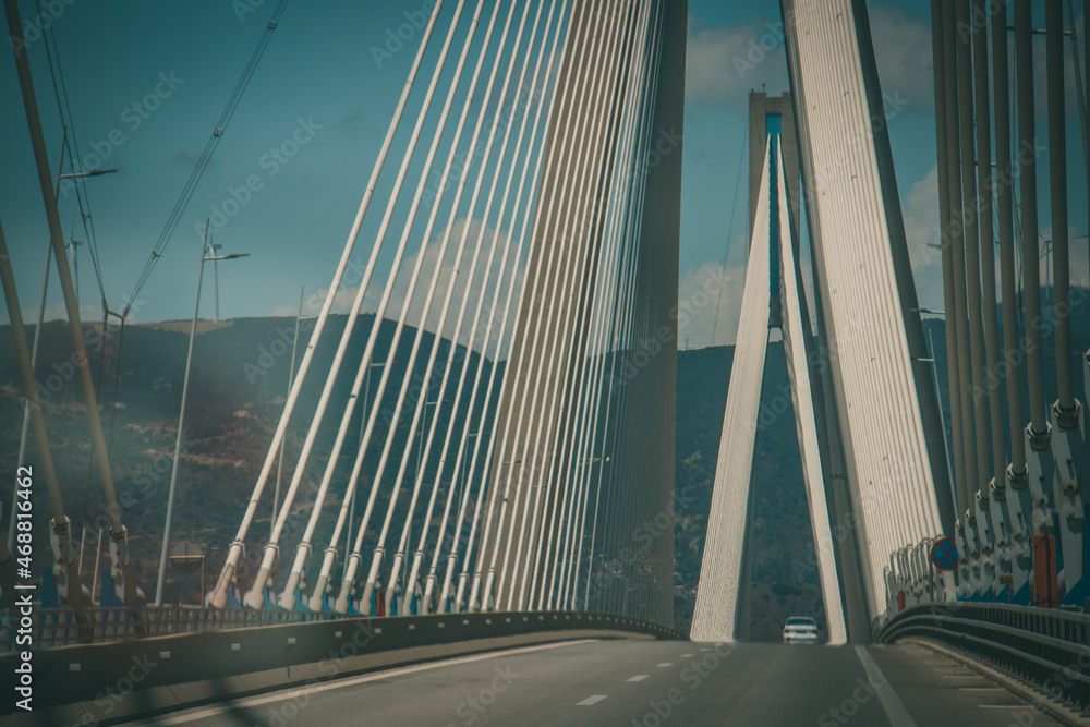 Fototapeta premium Travel around Greece yachts in Ionic Sea