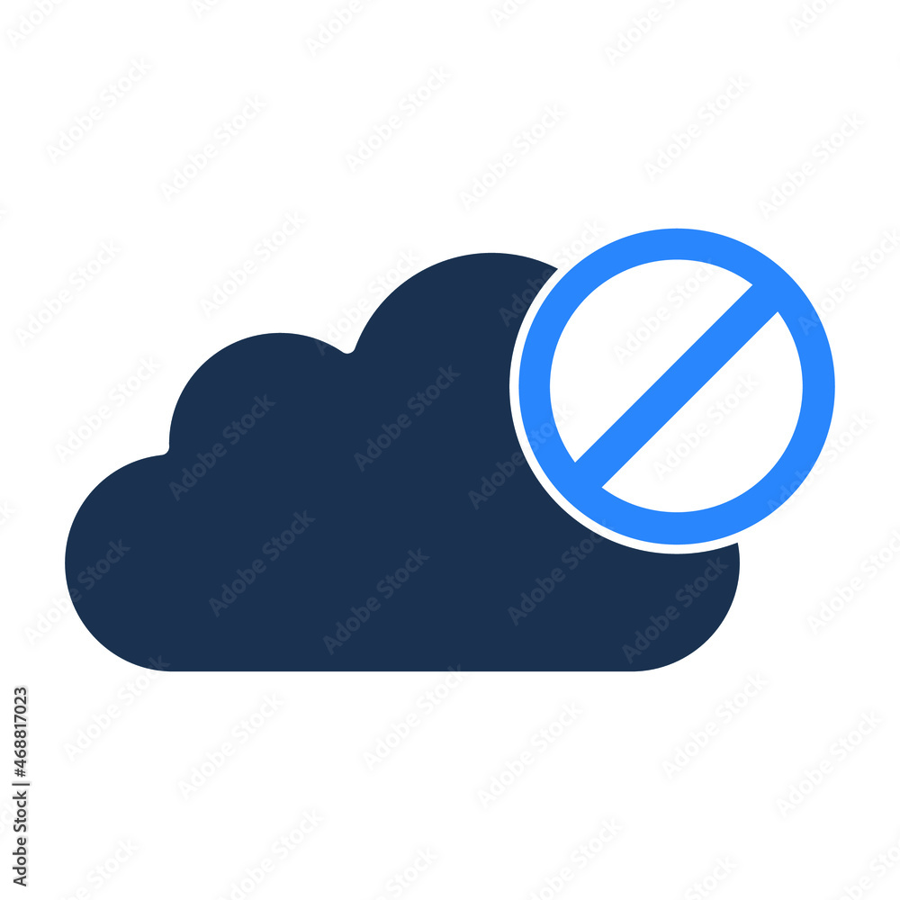 Cloud banned Isolated Vector icon which can easily modify or edit
Cloud banned Isolated Vector icon which can easily modify or edit