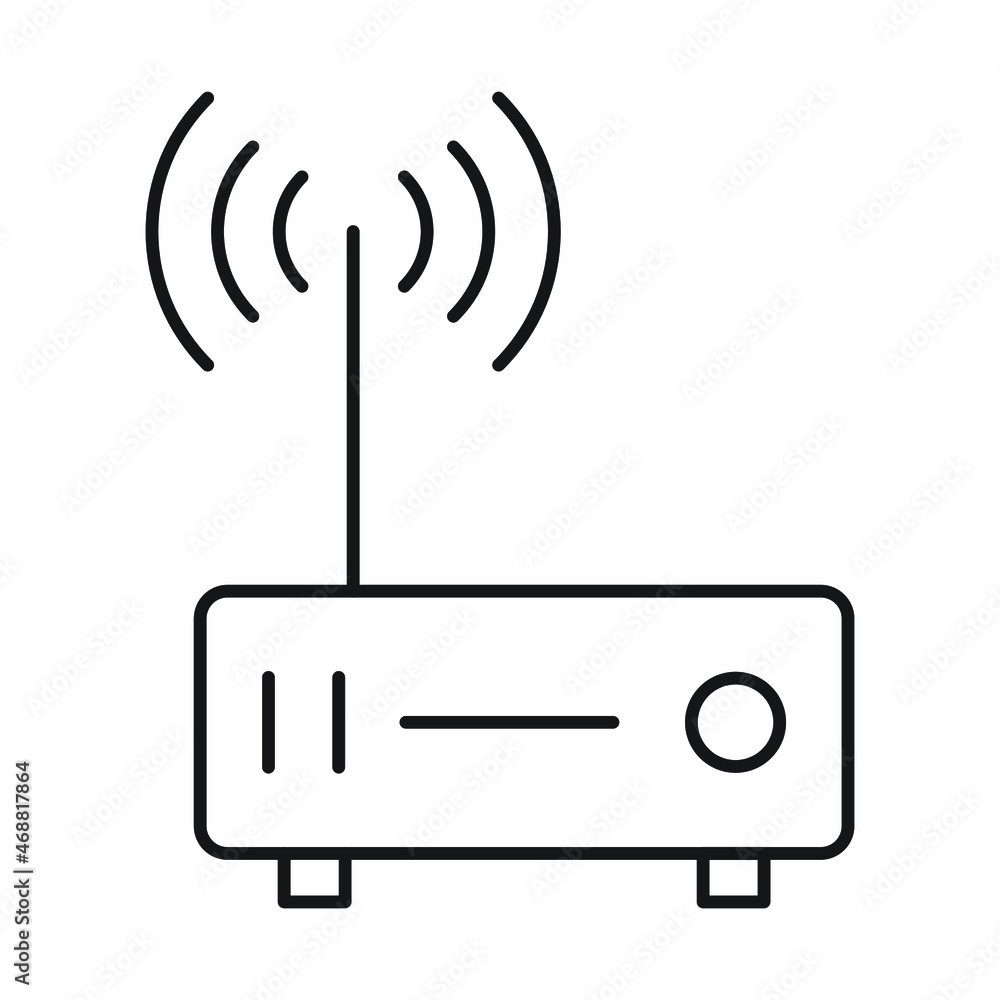 Router Isolated Vector icon which can easily modify or edit
Router Isolated Vector icon which can easily modify or edit