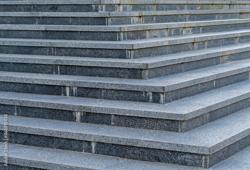 old Granite stairs steps background