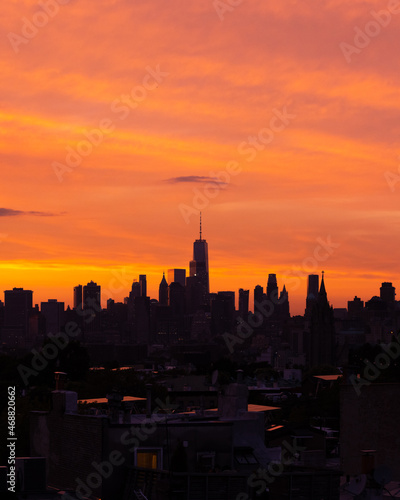 NYC Skyline Sunset