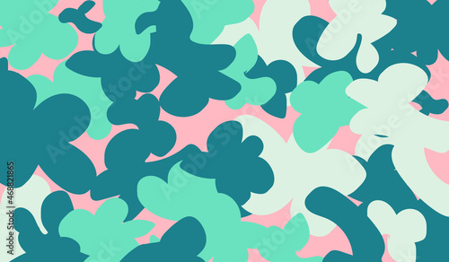 abstract camouflage background in green shades