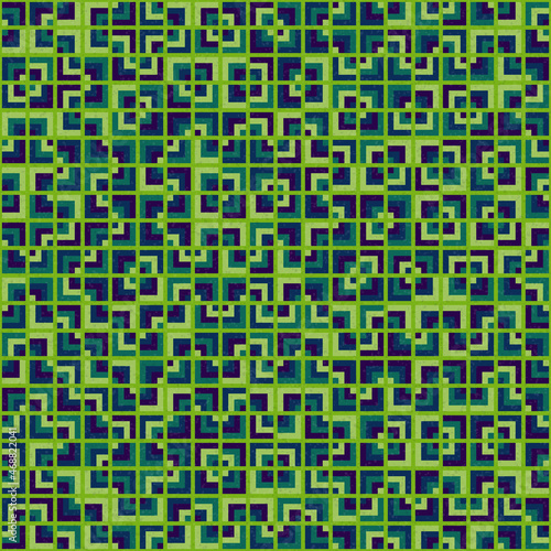 Abstract Geometric Pattern generative computational art illustration