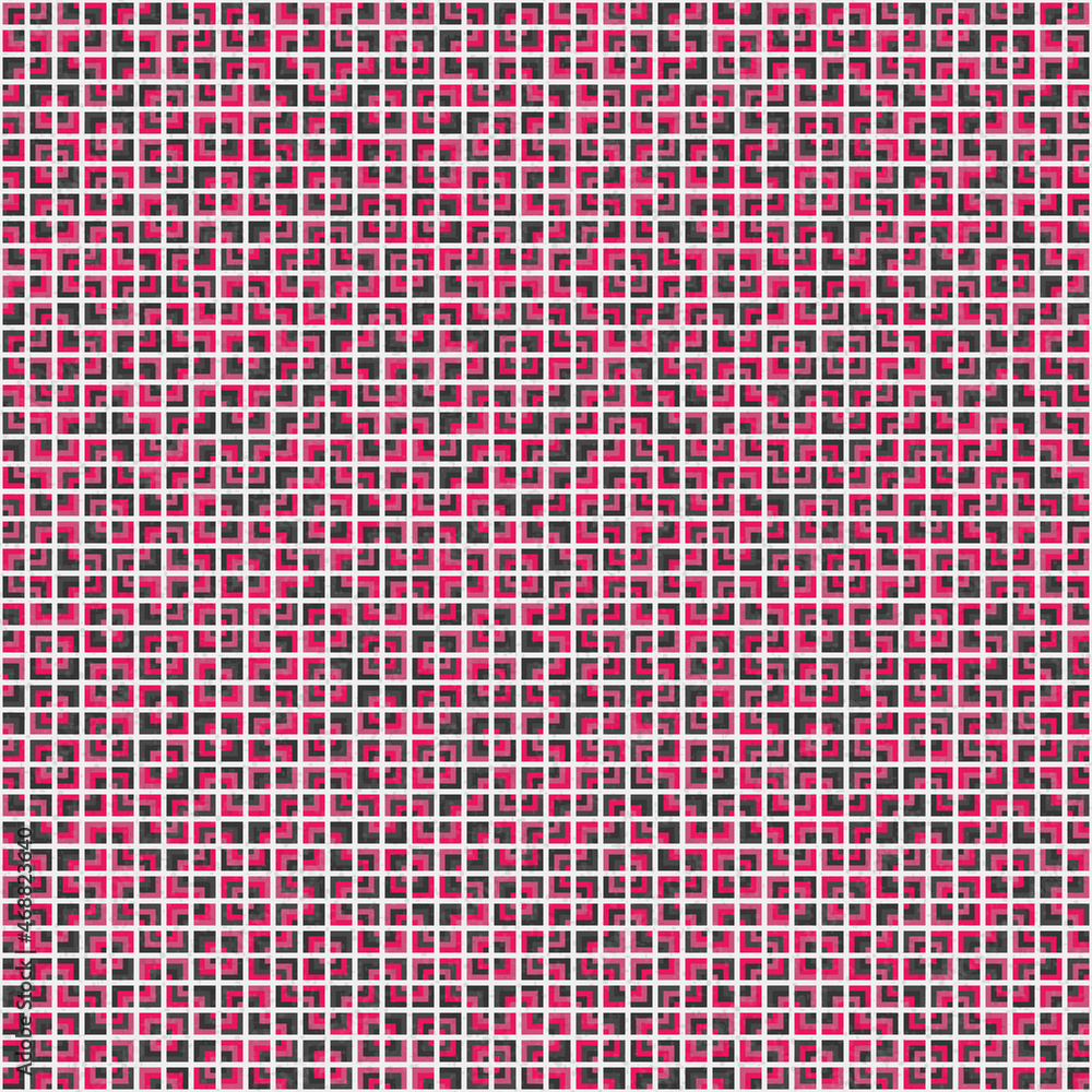 Naklejka premium Abstract Geometric Pattern generative computational art illustration
