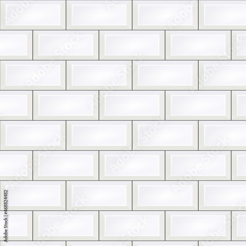 Brick wall of the building. Decor for subway, home itterier bath and kitchen.