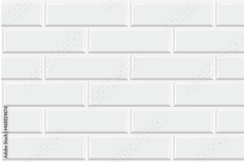 Brick wall of the building. Decor for subway  home itterier bath and kitchen.