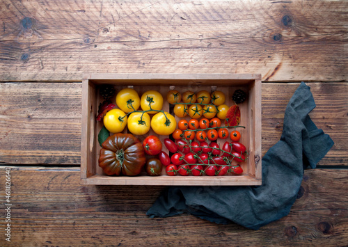 Heritage tomatoes selection