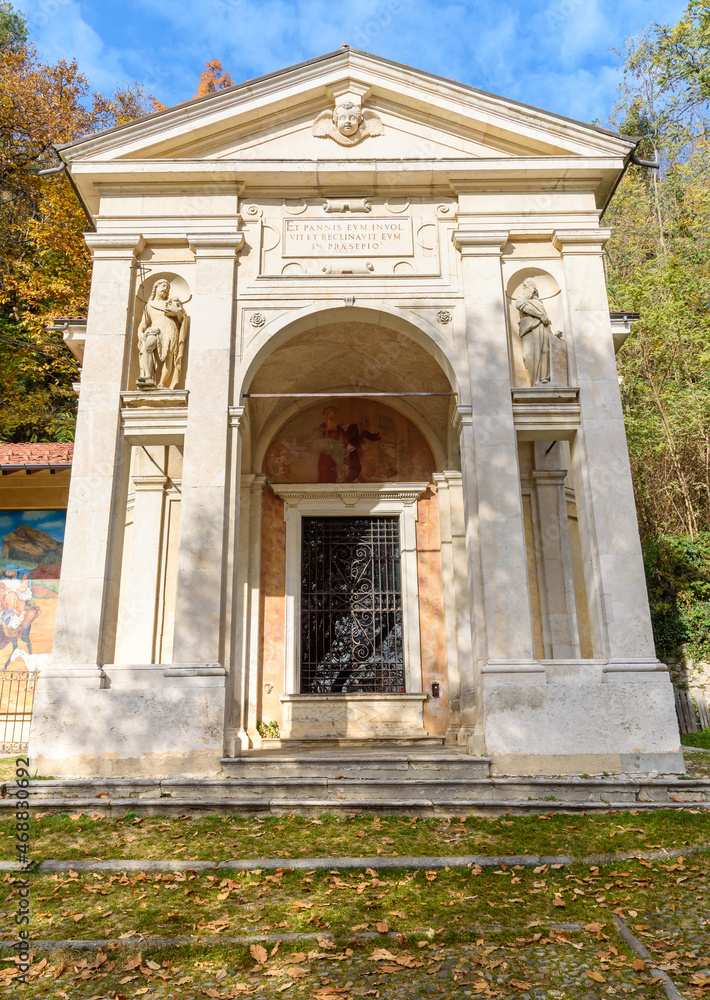 The Chapel on the Rosary way of the Sacred Mount of Varese, Lombardy, Italy